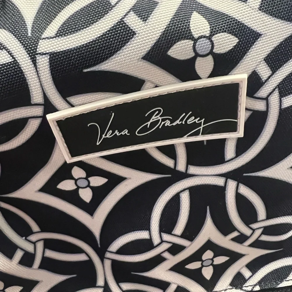Vera Bradley black and white concerto backpack